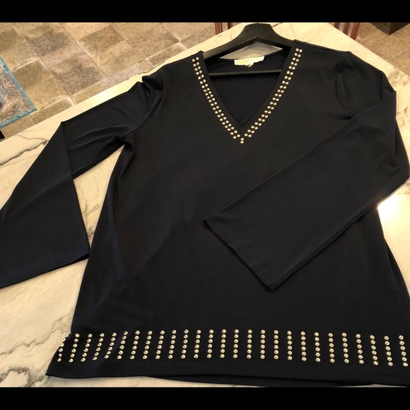 🍁SALE | Michael Kors | Dark Navy Top - Picture 1 of 5